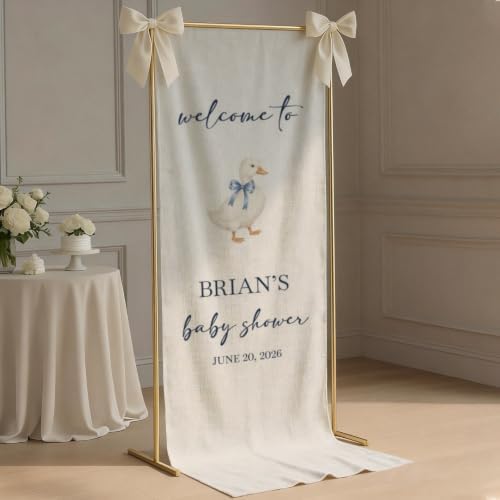 Custom Name Baby Shower Fabric Welcome Sign #4 - Image 5