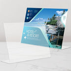 Acrylic Sign Holder 8.5 x 11 Horizontal , Clear Plastic Display Stand for Tabletop, Acrylic Stands for Flyers, Table Paper Holder, Vertical Sign Holder 8.5x11 for Restaurants, Office and School (Slant 15 Pack 11x8.5) - Image 5