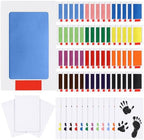 Jetec 60 Set Inkless Hand Footprint Paw Print Kit Ink Pad, 12 Colors by Jetec
