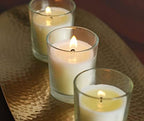 48-Pack Clear Glass Votive Candles – 10–12 Hour Long Burn, Unscented, Ivory, Bulk Set for Weddings, Events & Table Centerpieces – Hosley - Image 6