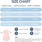Rayon Made from Bamboo Sleep Sack 12-18 Months, Detachable Sleeves - Adjustable Warmth to Prevent Overheating, 1.0 TOG Breathable Wearable Blanket Toddler Sleeping Bag, Safe for Night Sleep - Image 7