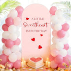 Hunnmingre a Little Sweetheart is on the Way Arch Backdrop Cover Decor - Image 4