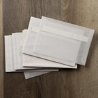 LUXPaper A8 Invitation Envelopes | Peel & Press | 5 1/2" x 8 1/8" | Clear Translucent | 30lb. Text | 250 Qty - Image 7