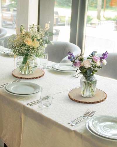 Set of (10) 11-13 Inches Large Wood Slices, Wood Centerpieces for Tables - Image 5
