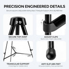 Nicpro 3 Pack 63 Inches Easel Stand for Sign, Black, with Carry Bags - Image 5