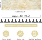 10 Pack Beige Cream Cheesecloth Table Runner 35x120 Inches, Summer Farmhouse Rustic 10ft Gauze Cheese Cloth Table Runner for Wedding Banquets Bridal Shower Birthday Party Home Decor - Image 6