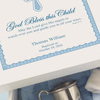 Let's Make Memories Personalized Keepsake Box for Blessed Child - Memories Box - Baptism - Confirmation - Memento Storage - For Girls - 6" Hx12 Sq - God Bless - Pink - Image 4