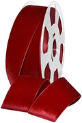 Morex Ribbon Nylvalour Velvet Ribbon, Nylon, 1 1/2 inches by 11 Yards, Scarlet, Item 01240/10-644, 1 1/2" by 11 yd, by MorexRibbon