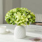 65Pcs Mixed Green Hydrangea Artificial Flowers Bulk，Realistic Silk Fake Flowers with Stems，Faux Hydrangea Flowers for Wedding Home Decor Centerpieces Living Room Party Baby Shower Decoration - Image 5