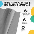 Party Solids Gray Tissue Paper for Gift Bags 15" X 20" 480 Sheets - Image 3