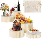 Yeasfe 6 Pcs Buffet Risers, Food Display Risers for Buffet Table by Unknown