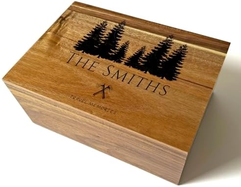 Travel Keepsake Box, Our Adventure Memory Box, Personalized Couple Gift by TopObsession