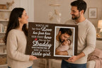 TWING Personalized New Dad and Baby Photo Canvas Wall Decor, 24 X 16 in - Image 3