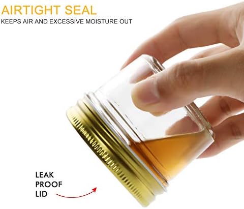 4 oz Glass Jars with Lids and Bands, 40 Pack Canning Jars - Image 4