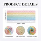 Artoid Mode 6-Pack Gold Gauze Table Runner 120 Inch 10FT, Rainbow Glitter Metallic Foil Sheer Dining Wedding Anniversary Holiday Birthday Table Decor for Home Party - Image 4