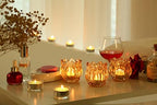 GOLDEAL 12Pcs Gold Votive Candle Holders, Thick Glass Tea Light Candle Holder Bulk, Tealight Candle Jars for Wedding Table Decor, Party Supplies, Bridal Shower Decorations, Centerpieces for Tables - Image 5