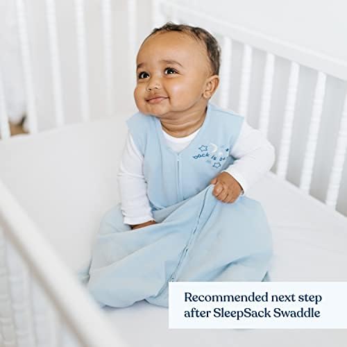 HALO SleepSack, 100% Cotton Wearable Blanket, Swaddle Transition Sleeping Bag, TOG 0.5 - Image 3
