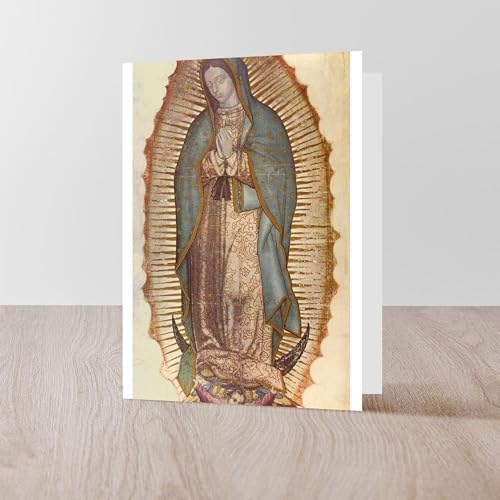 CafePress Our Lady Of Guadalupe Greeting Card (20-pack), Note Card with Blank Inside, Birthday Matte - Image 4