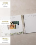 Baby Memory Book, First 5 Years, Botanical Baby Journal and Keepsake - Image 7