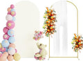 Putros Arch Backdrop Stand and Cover Set, 6.6ft Arch Stand with Ivory Cover by Putros