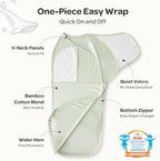 Momcozy Swaddles for Newborns, Quiet Fastener Swaddle for Infant 0-3 Months - Image 2