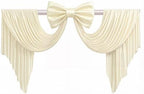 Large Beige Bow Decor, 24x16x79 Inches Big Silky Ribbon Bows for Room Wall Door Decorations Oversized Coquette Stain Bow Party Decorations for Birthday Bridal Baby Shower Wedding Photo Booth Backdrop - Image 7