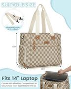 Pritent Baby Diaper Bag Tote,Waterproof Maternity Breast Pump Bags for Mom - Image 4