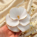 Giftsupstore Wedding Favors Guests Bulk- 50 Set Elegant Silver Design Orchid Candle -Custom Bridal Shower Gifts, Baby Shower & Personalized Bachelorette Party Candle Favors – Decorative Floral Candles - Image 7