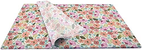 Jillson Roberts Premium Bulk 20" x 30" Printed Tissue For Wrapping and Gift Bags, Floral, 240 Sheets - Image 2