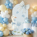 Novabright 2 Pcs One Silly Goose Party Decoration Blue Bow 5ft/2.5ft by Unknown