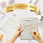 Epoesch 24 Pack Gift Bags with Handles & 24 Tissue Papers – 8x5x10 Inches - Image 5