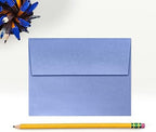 LUXPaper A2 Invitation Envelopes (4 3/8 x 5 3/4) - Vista Blue Metallic (250 Qty.) - Image 4