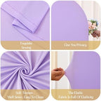 Rainbow Arch Backdrop Cover 8FT 7.2FT 6.6FT Stretchy Wedding Arch Covers Set of 3 Spandex Fitted Pink Blue Lavender Fabric Backdrop Cover for Party Baby Shower Birthday Decoration - Image 6