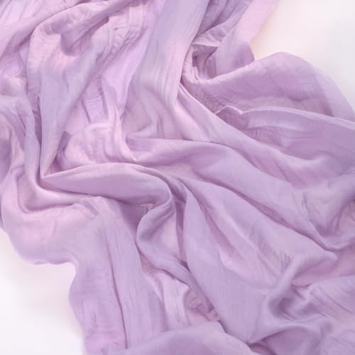 Lilac Purple Cheesecloth Table Runner Fall Wedding Party Decor, 12 Pack - Image 5