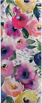 Jillson & Roberts 20" x 30" Printed Gift Tissue, Watercolor Flowers (24 Folded Sheets) - Image 2