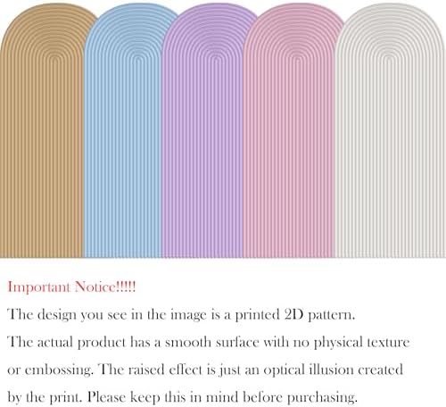 Light Tan Ripples Pattern Arch Backdrop Cover for Birthday Party Wedding Baby Shower Decorations Chiara Backdrops Arched Wall Frame Stands Covers Props GP-454 4ft * 7ft - Image 3