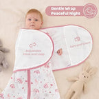 Baby Swaddle Sleep Sack 3-6 Months, Cotton Swaddles for Newborns - Image 4