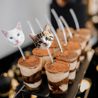 Face Cupcake Toppers 20PC | Custom Photo Image Picture Cupcake Picks | Personalized Table Bar Decorations | Food Fruit Appetizer Drink Club Sandwiches Hamburgers Picks | Funny Cute Unique Decorations - Image 3