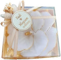 Giftsupstore Wedding Favors Guests Bulk- 50 Set Elegant Silver Design Orchid Candle -Custom Bridal Shower Gifts, Baby Shower & Personalized Bachelorette Party Candle Favors – Decorative Floral Candles by GiftUp