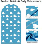 Arch Backdrop Cover Blue Sky White Clouds Toy Theme Party Chiara Arch Backdrop Cover Stretch Spandex Arch Frame Cover for Baby Shower boy Birthday Party Photo Booth Decorations (6FT) - Image 6