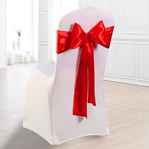 12 inch Wide Red Satin Ribbon Roll - 24.1 Yard Long Bulk for Christmas Holiday Decorative, Wedding Birthday Ceremonial, Gift Wrapping, Ribbons Cutting, Chair Sashes, Indoor or Outdoor Embellish - Image 4