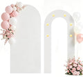 6FT Arch Backdrop with Stand, Lighted Set Wedding Birthday Party, White by Ruxion