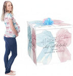 AmazingSpark 28in Giant Gender Reveal Gift Box Kit, Bow by Unknown