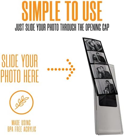 2x6 Acrylic Magnetic Photo Strip Frames - Clear, 50 Pack - Image 6