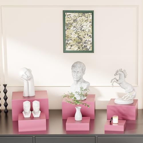 6 Pcs Metal Buffet Risers, Large Food Display Stands for Table - Image 6