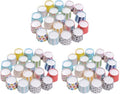 100pcs Random Colorful Premium Greaseproof Cupcake Paper Liners No Muffin Pan Needed Cupcakes Papers (Pack of 3) by Gabkey