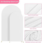 Putros Arch Backdrop Stand and Cover Set of 2, Arch Stand with White Cover - Image 4