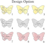 Custom Butterfly Baptism Favors, Mirror Acrylic Baptism Tag, Personalized Christening Thank You Gifts For Guests, First Holy Communion Favors, Baby Shower Keepsake(80pcs) - Image 6
