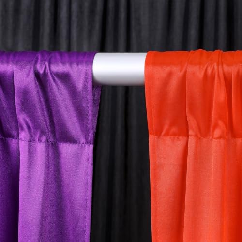 Halloween Backdrop Curtain 15ftx10ft - Halloween Wrinkle Free Satin Drapes - Image 3