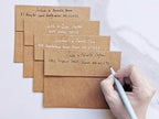 1000 Pcs A2 Invitation Envelopes in Kraft Brown Peel & Press Self Seal 4 3/8 x 5 3/4 Square Flap Envelopes RSVP Return Envelopes 100lb. for Announcement Mailing 4x5 Greeting Cards Photo 1/4 Fold Cards - Image 2